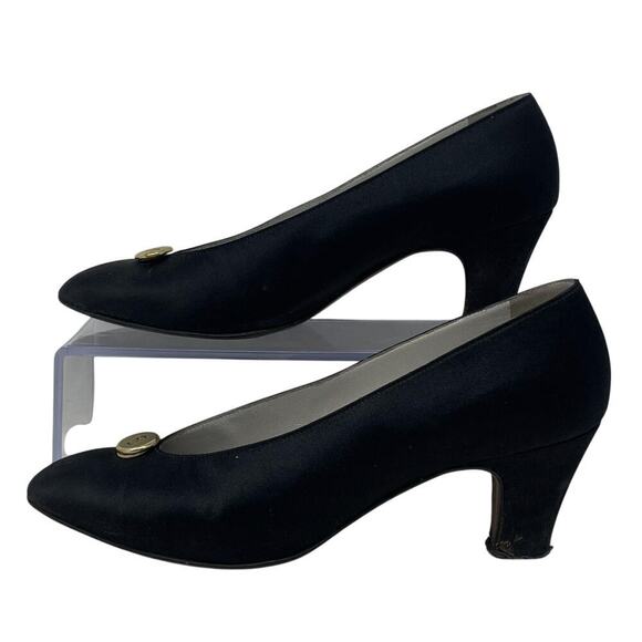 Vintage Christian Dior Ponyhair Heels Size 36 CD Medallion Pumps - Picture 6 of 7